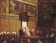 Jean Auguste Dominique Ingres The Sistine Chapel (mk04) oil painting